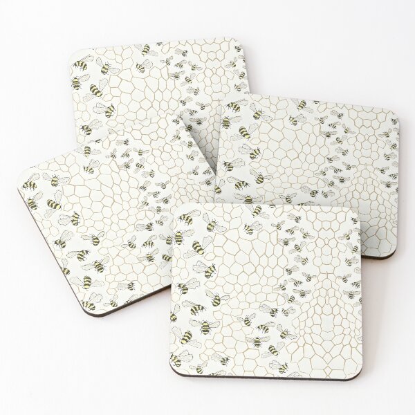 Item preview, Vintage bees pattern designed and sold by revsdesign.