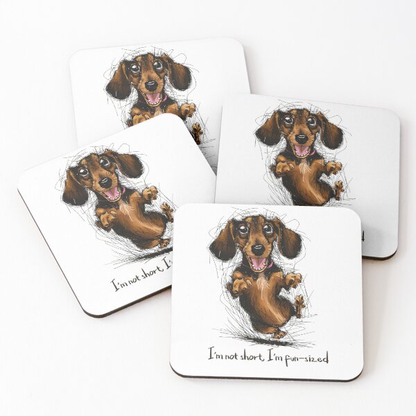 Item preview, I'm not short, I'm fun-sized - Meet the Mighty Mini Dachshund! designed and sold by RebeccaRe.
