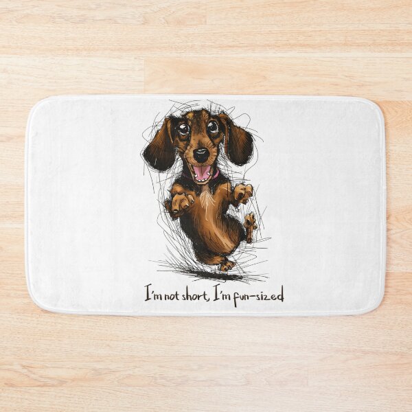 Item preview, I'm not short, I'm fun-sized - Meet the Mighty Mini Dachshund! designed and sold by RebeccaRe.