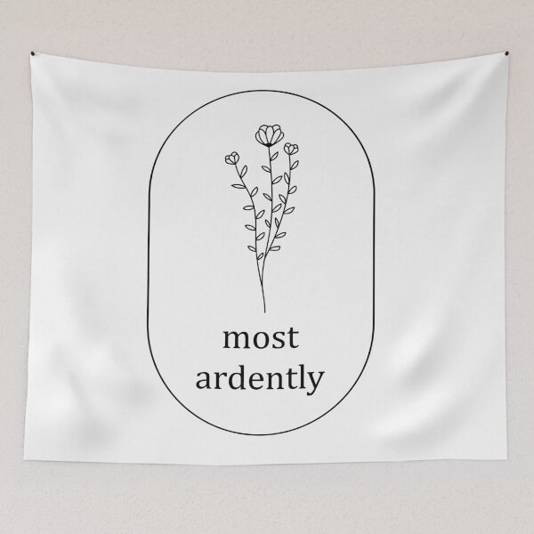 Item preview, Most Ardently - Pride and Prejudice. Quote designed and sold by CoCoArt-Ua.