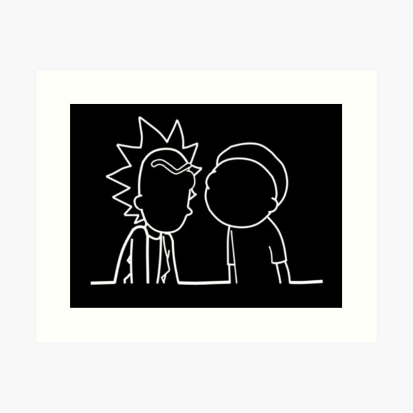 wubba lubba dub dub Art Print
