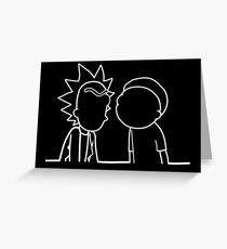 wubba lubba dub dub Greeting Card