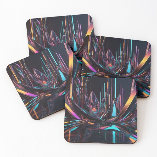 Item preview, Glass Fusion: Futuristic Holo Abstract Realms designed and sold by StellarValor.