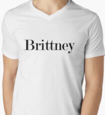 Brittney Men's V-Neck T-Shirt