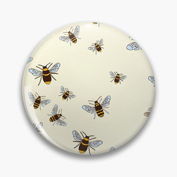 Item preview, Bees pattern vintage designed and sold by revsdesign.