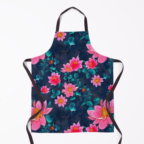 Item preview, Watercolor Floral pattern One in Blue designed and sold by GreyMoonForest.