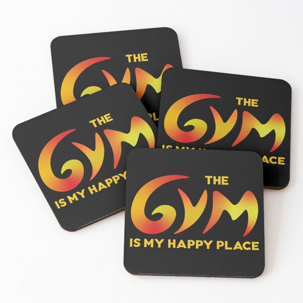 Item preview, the gym is my happy place designed and sold by mag-graphic.