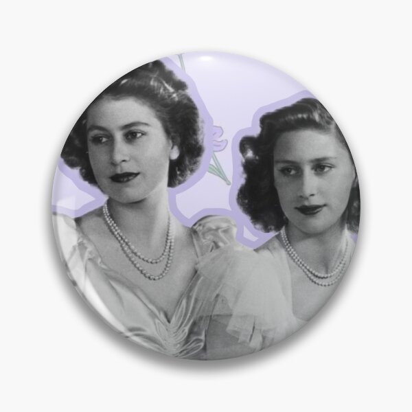 Item preview, Queen Elizabeth II and Princess Margaret designed and sold by cceridwenx.