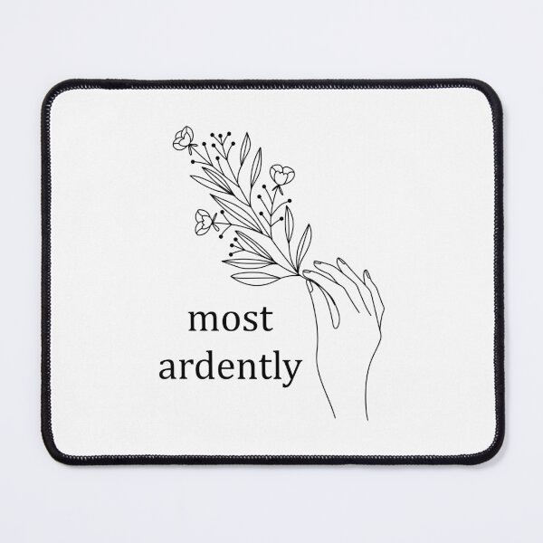 Item preview, Most Ardently - Pride and Prejudice. Quote designed and sold by CoCoArt-Ua.