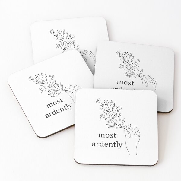 Item preview, Most Ardently - Pride and Prejudice. Quote designed and sold by CoCoArt-Ua.