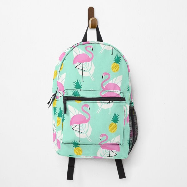 Item preview, Summer patterns with flamingos and pineapples designed and sold by revsdesign.