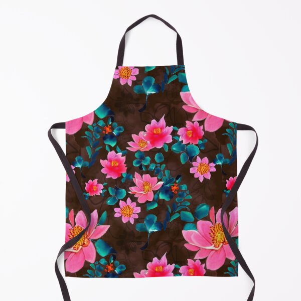 Item preview, Watercolor Floral pattern One in Brown designed and sold by GreyMoonForest.