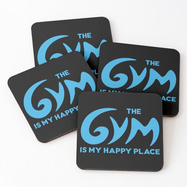 Item preview, the gym is my happy place designed and sold by mag-graphic.