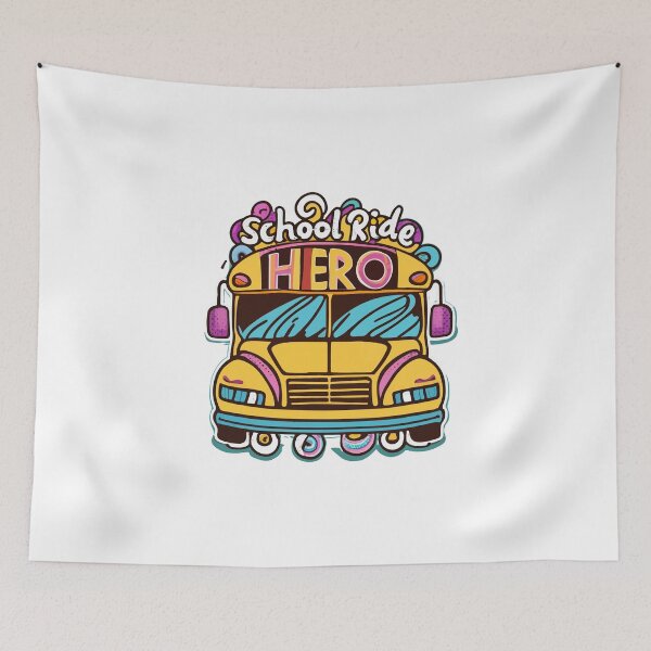 Item preview, School Ride Hero - Whimsical Bus Driver designed and sold by NiftyWrx.