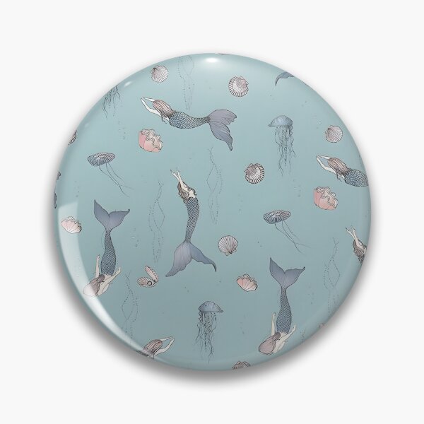 Item preview, Mermaid pattern full color designed and sold by revsdesign.