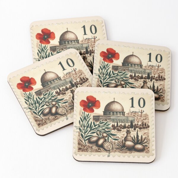 Item preview, Stamp Vintage Classic Palestine design designed and sold by Slice Of Seed.