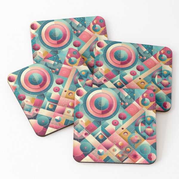Item preview, Kaleidoscopic Vision Geometric Bliss in a Modern Tapestry designed and sold by ArtComixHaven.