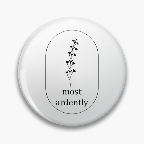 Item preview, Most Ardently - Pride and Prejudice. Quote designed and sold by CoCoArt-Ua.