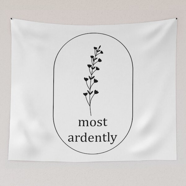 Item preview, Most Ardently - Pride and Prejudice. Quote designed and sold by CoCoArt-Ua.