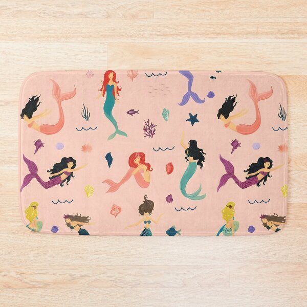 Item preview, Mermaid pattern full color designed and sold by revsdesign.