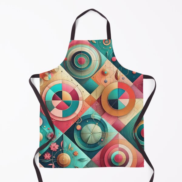 Item preview, Geometric Fusion: A Vivid Exploration of Shape and Colour designed and sold by ArtComixHaven.