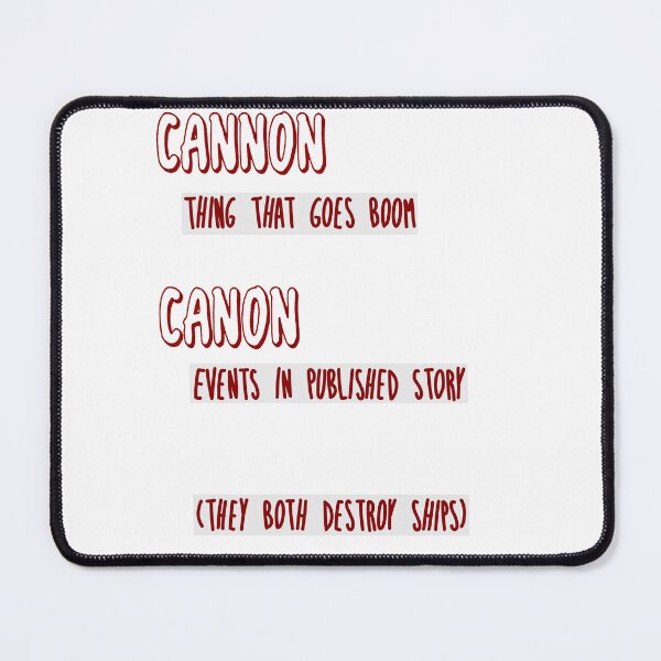 Item preview, Cannon vs Canon designed and sold by Becky-Marie.