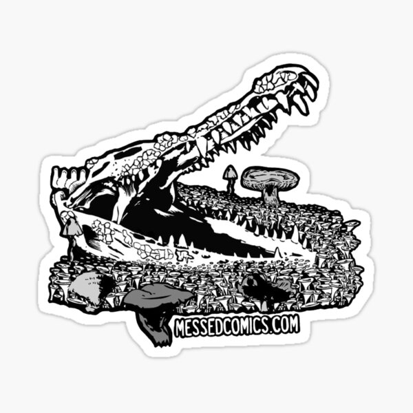 Allicroc Skull Sticker