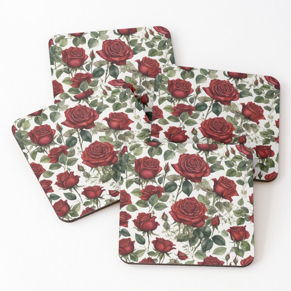 Item preview, Scarlet Rose Symphony: Watercolor Elegance designed and sold by StellarValor.