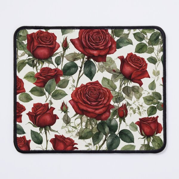 Item preview, Scarlet Rose Symphony: Watercolor Elegance designed and sold by StellarValor.