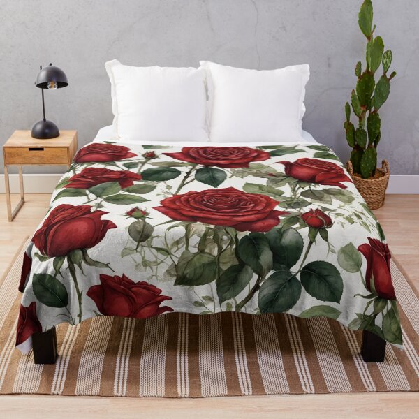 Item preview, Scarlet Rose Symphony: Watercolor Elegance designed and sold by StellarValor.