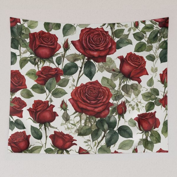 Item preview, Scarlet Rose Symphony: Watercolor Elegance designed and sold by StellarValor.