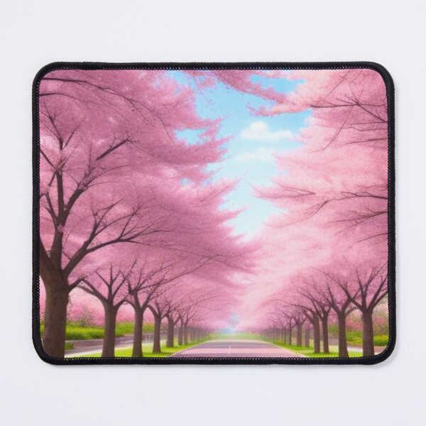 Item preview, Aesthetic Cherry Blossom Road designed and sold by Hyunnibear.