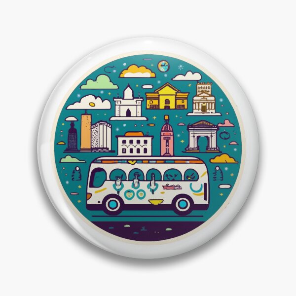 Item preview, World Landmarks Tourist Bus Adventure designed and sold by NiftyWrx.