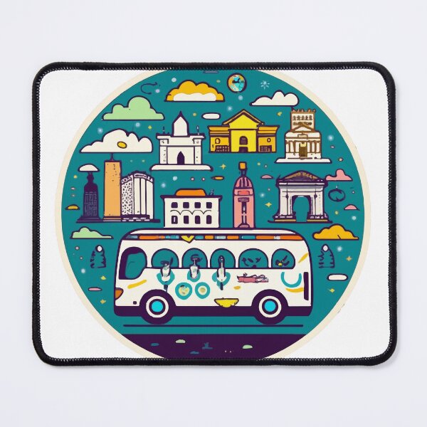 Item preview, World Landmarks Tourist Bus Adventure designed and sold by NiftyWrx.