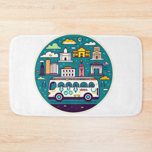 Item preview, World Landmarks Tourist Bus Adventure designed and sold by NiftyWrx.