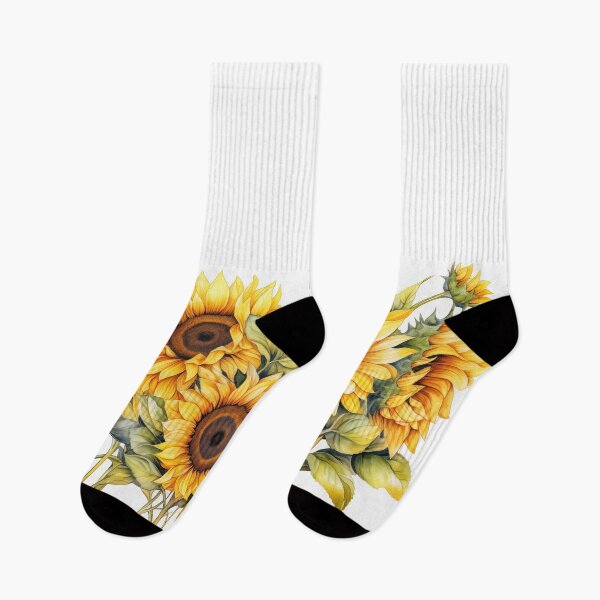 Item preview, Sunflower floral border - flower edges designed and sold by Daydreamsatdawn.