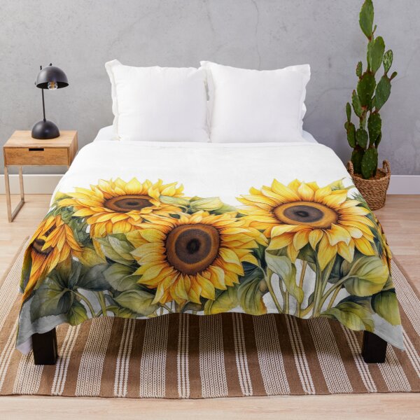 Item preview, Sunflower floral border - flower edges designed and sold by Daydreamsatdawn.