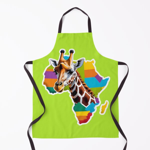 Item preview, Map Of Africa With A Giraffe designed and sold by TheArtOfPat.