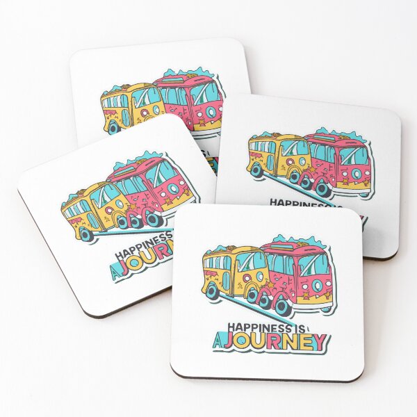 Item preview, Retro Happiness is a Journey Bus Procession designed and sold by NiftyWrx.