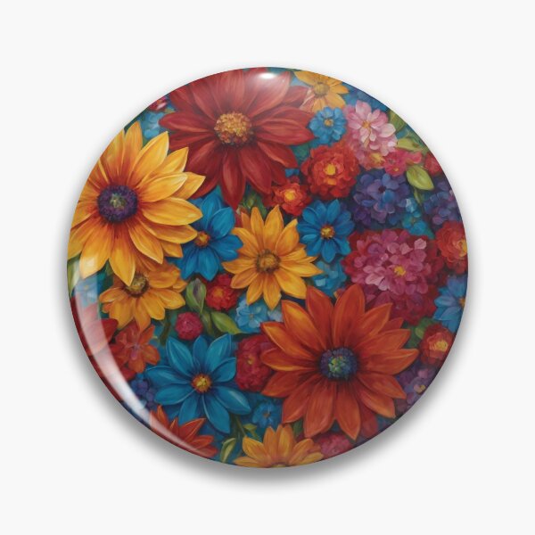 Item preview, Kaleidoscope Blooms: A Symphony of Multicolor Flowers designed and sold by StellarValor.