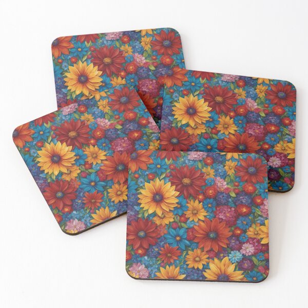 Item preview, Kaleidoscope Blooms: A Symphony of Multicolor Flowers designed and sold by StellarValor.
