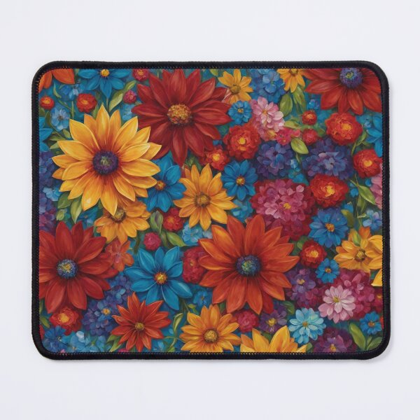 Item preview, Kaleidoscope Blooms: A Symphony of Multicolor Flowers designed and sold by StellarValor.