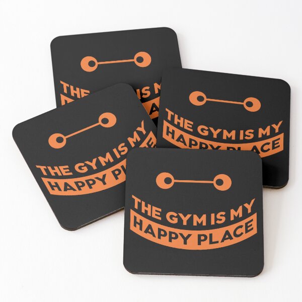 Item preview, the gym is my happy place designed and sold by mag-graphic.