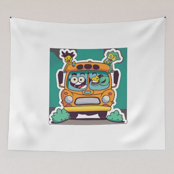 Item preview, Playful Bus Cartoon Crew designed and sold by NiftyWrx.