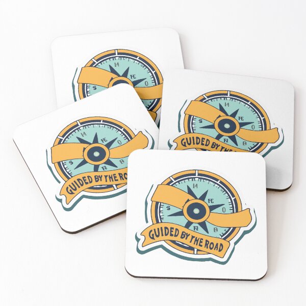 Item preview, Guided by the Road - Nautical Compass & Bus Icon Design designed and sold by NiftyWrx.