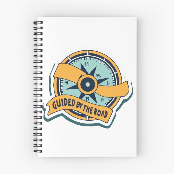 Item preview, Guided by the Road - Nautical Compass & Bus Icon Design designed and sold by NiftyWrx.