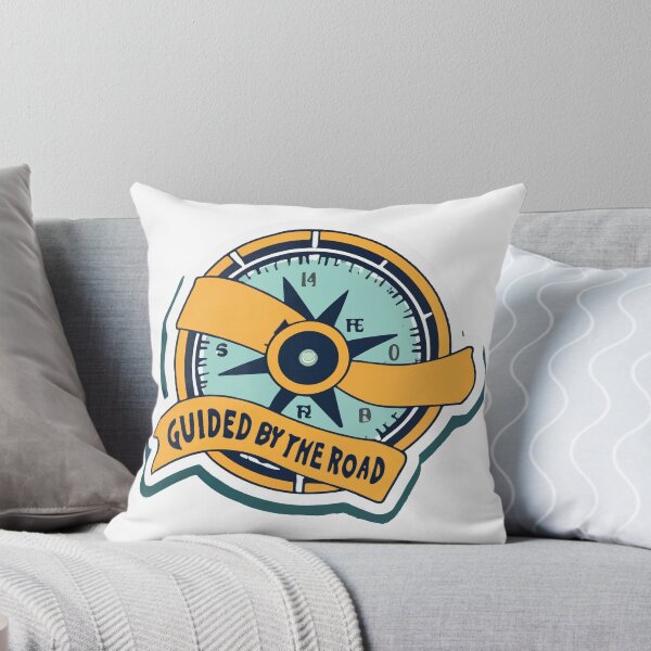 Item preview, Guided by the Road - Nautical Compass & Bus Icon Design designed and sold by NiftyWrx.