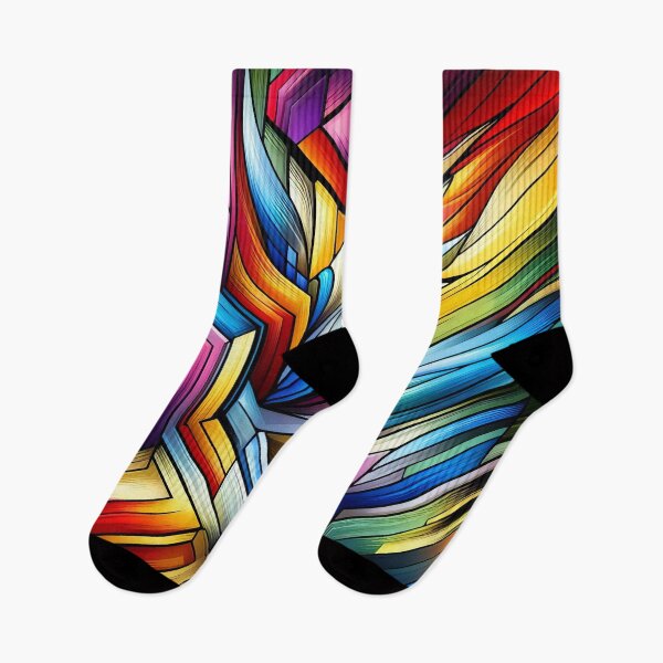 Item preview, Spectrum Vortex Dynamic Interplay of Vivid Geometric Forms designed and sold by ArtComixHaven.