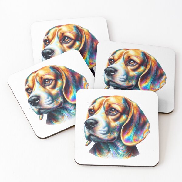 Item preview, Beagle head detail drawing - gloss look designed and sold by AD-Digital-Art.