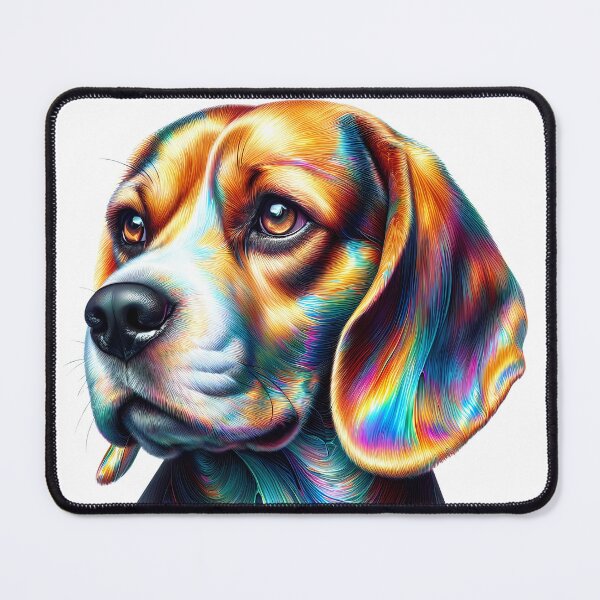 Item preview, Beagle head detail drawing - gloss look designed and sold by AD-Digital-Art.